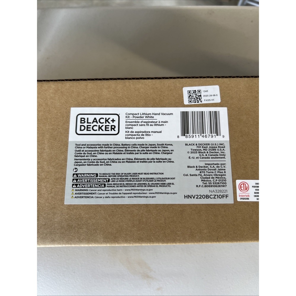 Handheld Vacume BLACK+DECKER‎ dustbuster® QuickClean™ Cordles -HNV220BCZ10FF - Picture 2 of 4